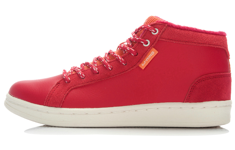 (Women) Li-Ning Comfort High-Top 'Fuzhu Red' ALCH182-2