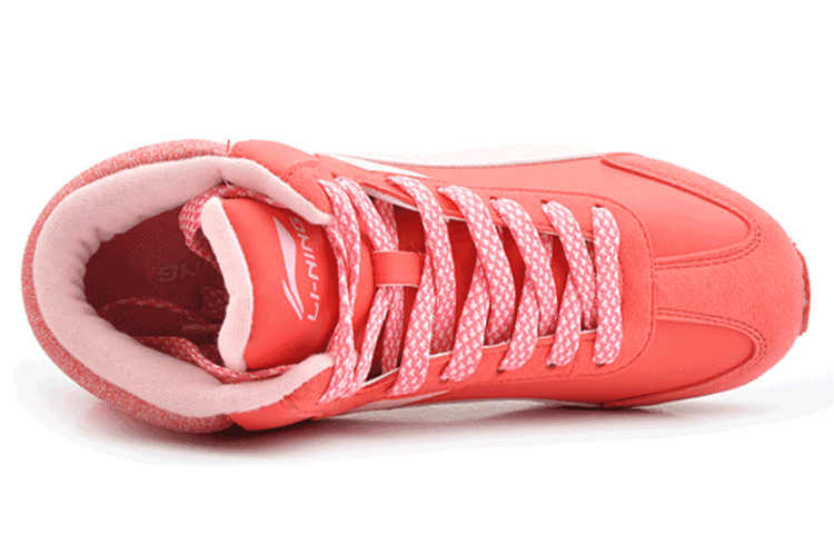 Lookbook (W) Li-Ning Comfort High-Top 'Orange' Kasut Tinggi舒适 Oranye ALCJ108-1