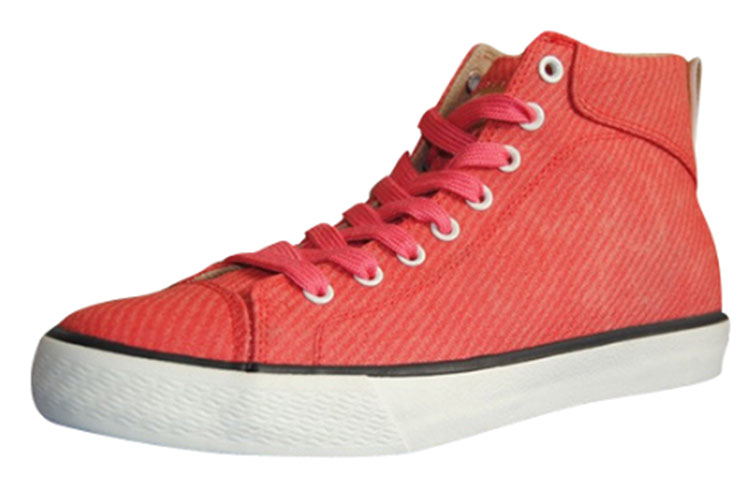 Lookbook (W) Li-Ning High-Top Keselesaan 'Orange Kasual' ALAJ004-2
