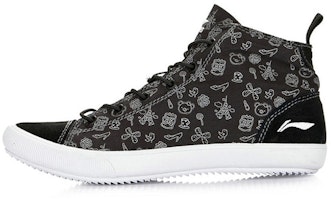 (Women) Li-Ning Comfort High-Top Casual 'Black White' ALKG006-2 (Women) Li-Ning Comfort High-Top Casual 'Black White' ALKG006-2