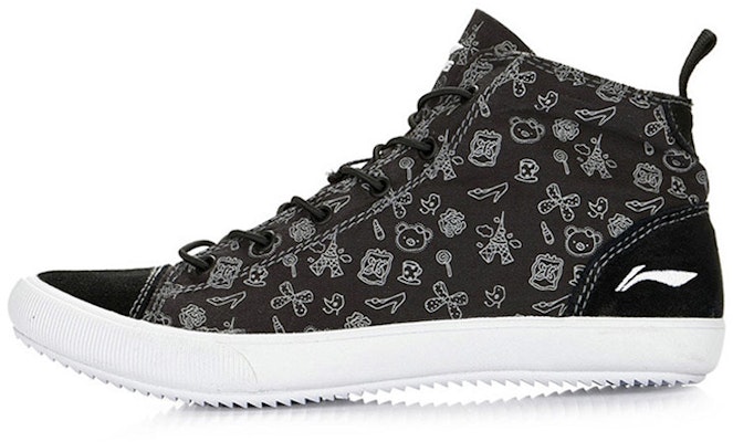 (Women) Li-Ning Comfort High-Top Casual 'Black White' ALKG006-2 Buy (Women) Li-Ning Comfort High-Top Casual 'Black White' ALKG006-2