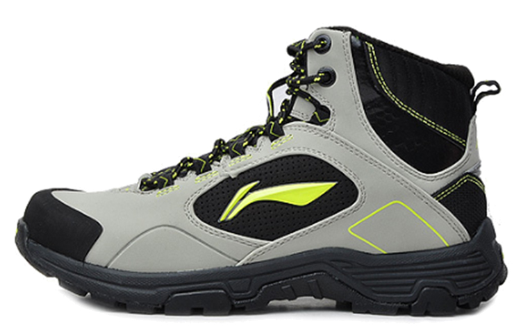 (Women) Li-Ning Comfort High-Top Running 'Grey Green' AHHF026-1