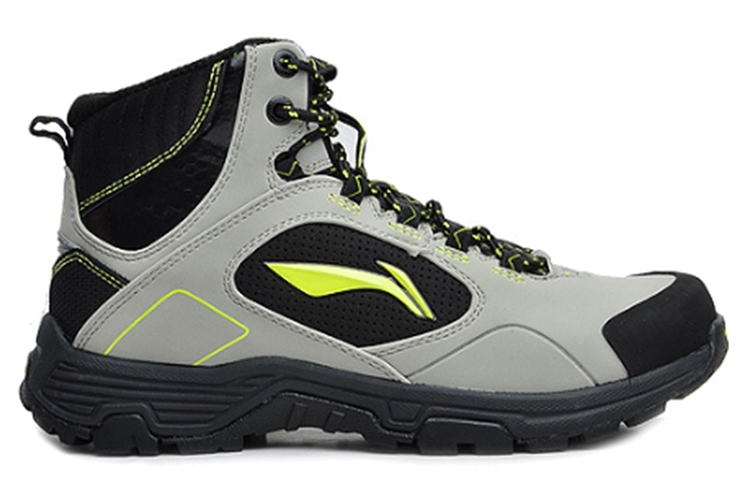 Order (W) Li-Ning Comfort Tinggi Larian 'Kelabu Hijau' AHHF026-1