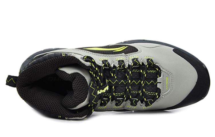 Lookbook (W) Li-Ning Comfort Tinggi Larian 'Kelabu Hijau' AHHF026-1
