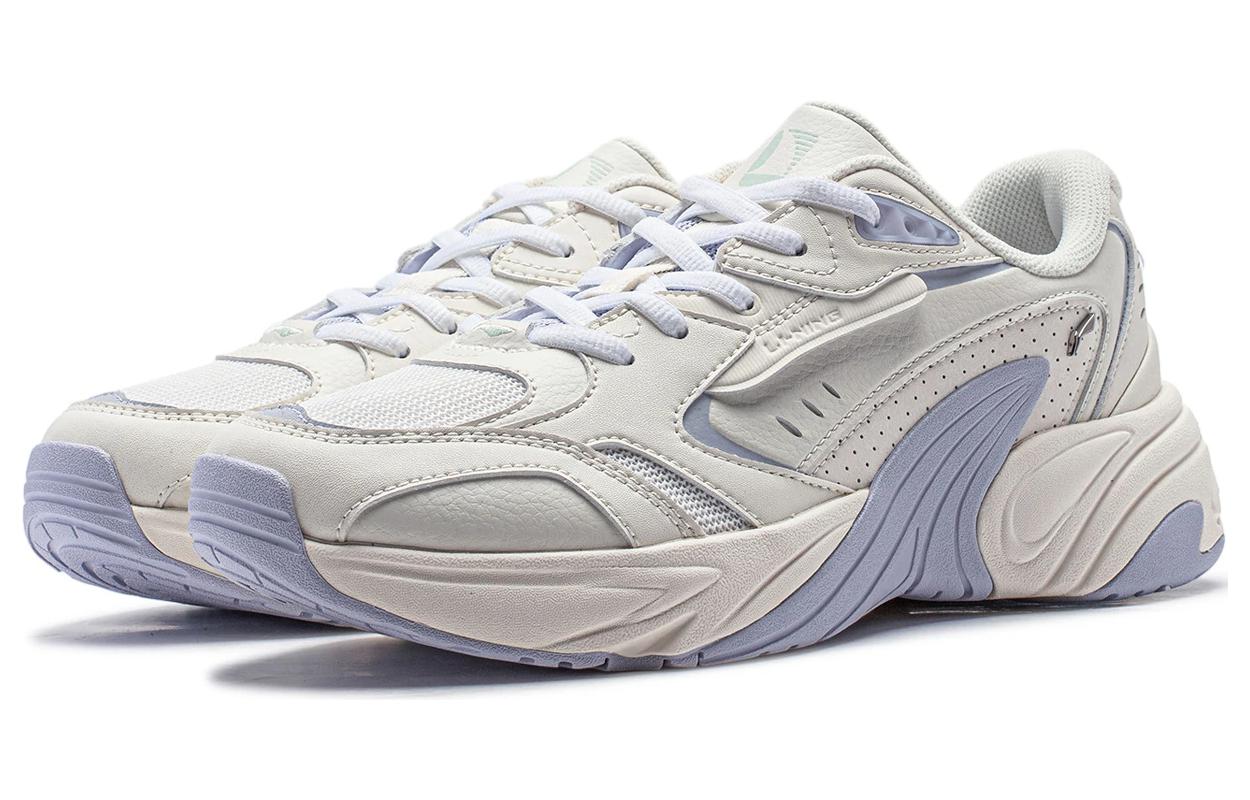 Lookbook (W) 李宁低帮舒适款 '米色蓝' AGCU030-3