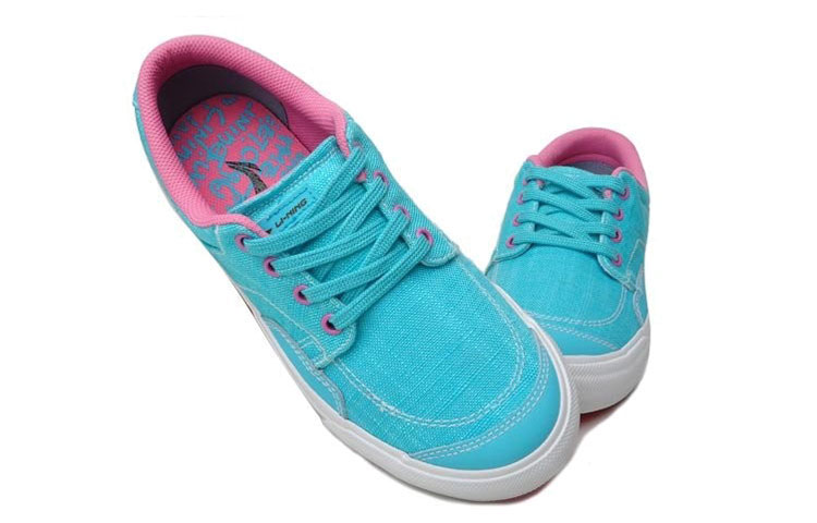 Lookbook (W) 리닝 컴포트 로우 '블루 핑크' (Li-ning Comfort Low 'Blue Pink') ALCG174-2