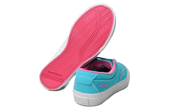 Shop (W) 리닝 컴포트 로우 '블루 핑크' (Li-ning Comfort Low 'Blue Pink') ALCG174-2
