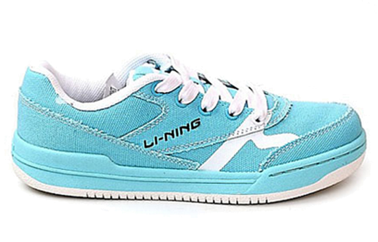 Order (W) Li-Ning Comfort Low-Top 'Biru Putih' Sepatu Sneakers ALCG144-3