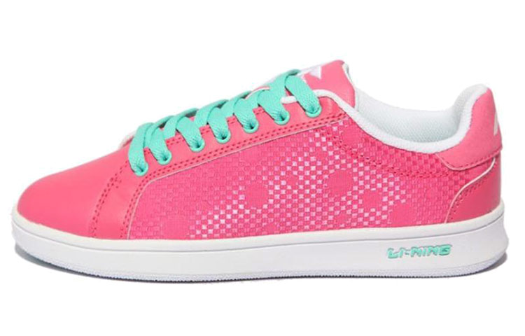 (Women) Li-Ning Comfort Low-Top 'Pink White Blue' ATCG012-4