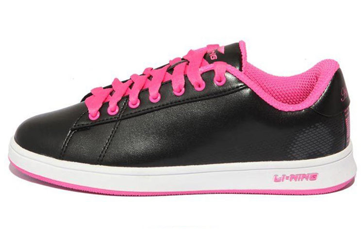 (Women) Li-Ning Comfort Low-Top Casual 'Pink Black' ATCG018-1