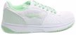 (W) Kasual Rendah Li-Ning 'Putih Hijau Cerah' Sneakers Lace Muka lembut. ALCG062-2