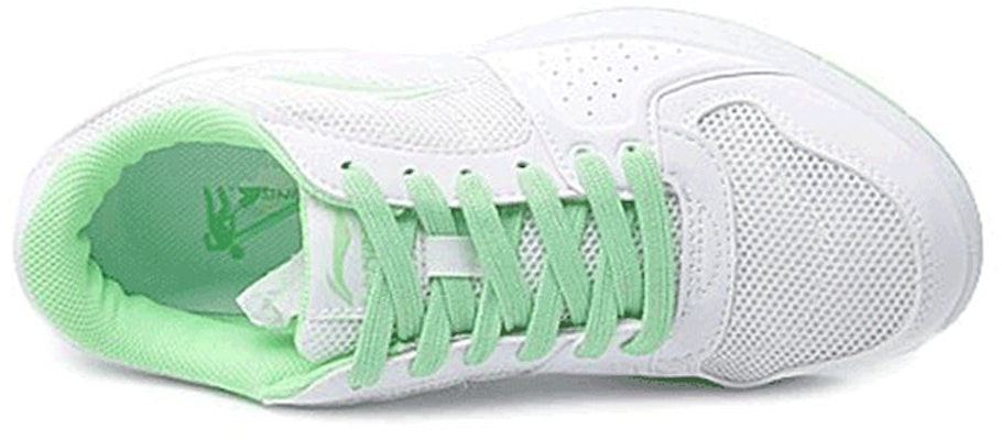 (Women) Li-Ning Comfort Low-Top Casual Sneaker 'White Light Green' ALCG062-2 Lookbook (Women) Li-Ning Comfort Low-Top Casual Sneaker 'White Light Green' ALCG062-2