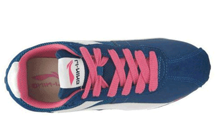Lookbook (Women) Li-Ning Comfort Low-Top Running 'Dark Blue White' ALCK116-4