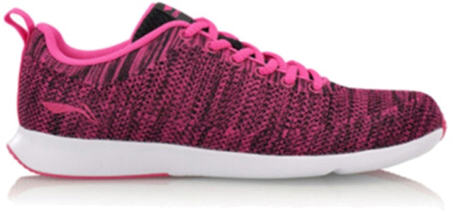 李寧 舒適透氣耐磨 低幫休閒跑步鞋 女款 螢光莓紅 Order 李寧 舒適透氣耐磨 低幫休閒跑步鞋 女款 螢光莓紅