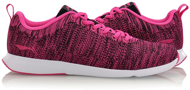 李寧 舒適透氣耐磨 低幫休閒跑步鞋 女款 螢光莓紅 Lookbook 李寧 舒適透氣耐磨 低幫休閒跑步鞋 女款 螢光莓紅