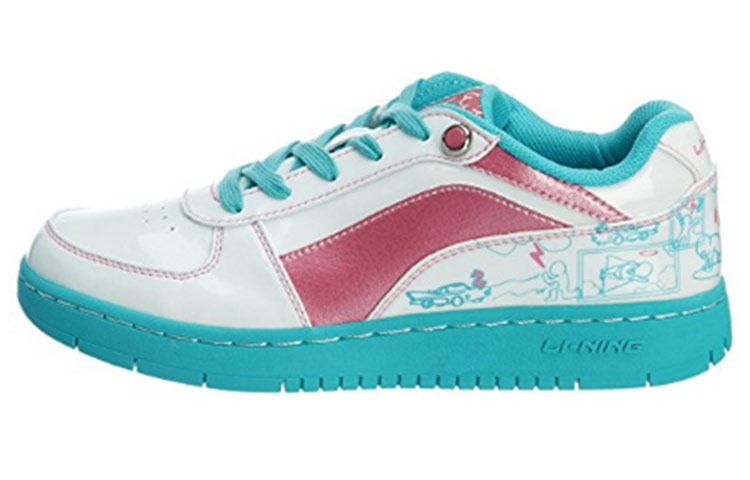 Buy (W) Zapatillas Bajas Li-Ning Comfort 'Blanco Azul Rojo' ALCF176-1