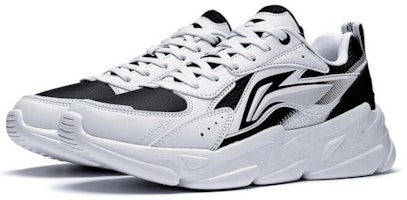 (W) 李宁舒适低帮运动鞋 '白黑' AGLS172-4 Lookbook (W) 李宁舒适低帮运动鞋 '白黑' AGLS172-4