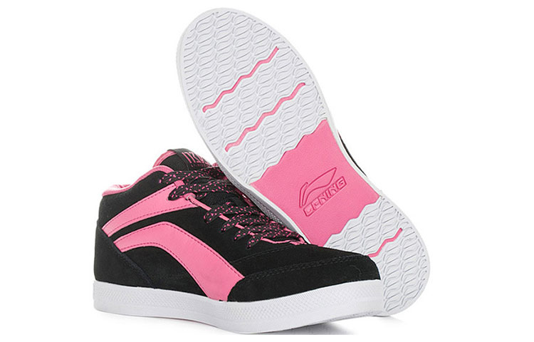 Lookbook (W) Li-Ning Comfort Mid-Top 'Hitam Merah Jambu' ALAH026-2
