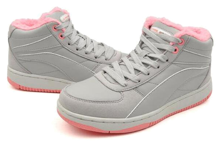 Lookbook (W) Li-Ning Comfort Mid-Top ''Grijs Roze'' ALCH166-2