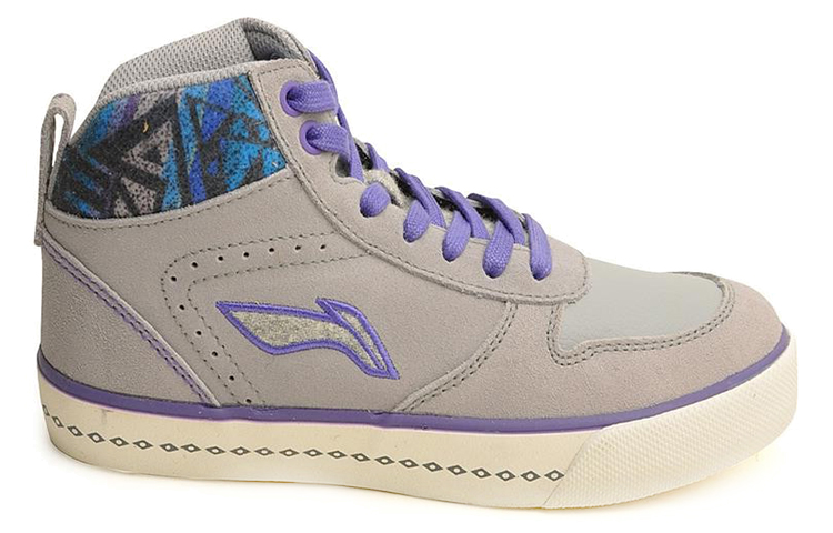 Order (W) Li-Ning Comfort Pertengahan 'Kelabu Ungu' ALAH082-1