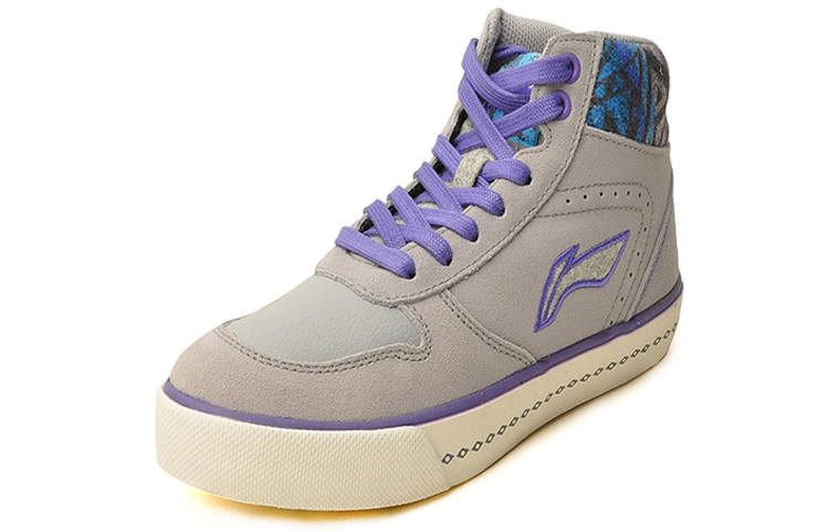 Lookbook (W) Li-Ning Comfort Pertengahan 'Kelabu Ungu' ALAH082-1