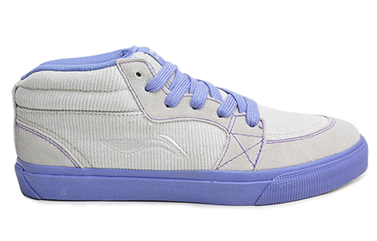 Order (W) Li-Ning Comfort Mid-Top 'Abu-abu Ungu' ALCG044-1