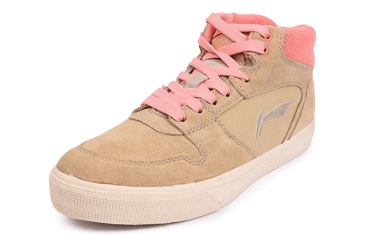 Lookbook (W) Li-Ning Comfort Mid-Top ''Pink Orange'' Damen-Herren Sneaker ALMG046-3
