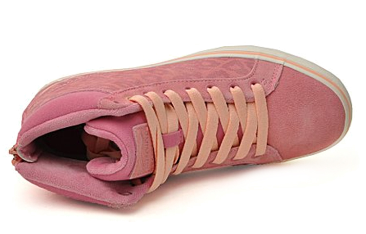 Lookbook (W) Li-Ning Comfort Mid-Top 'Pink White' Wanita ALCH158-3