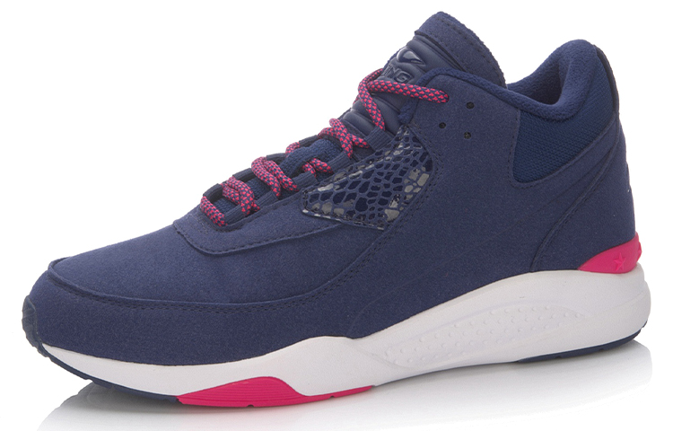 Lookbook (W) Li-Ning Komfort Mid-Top Laufen ''Tiefblau Weiß'' ARLL018-2