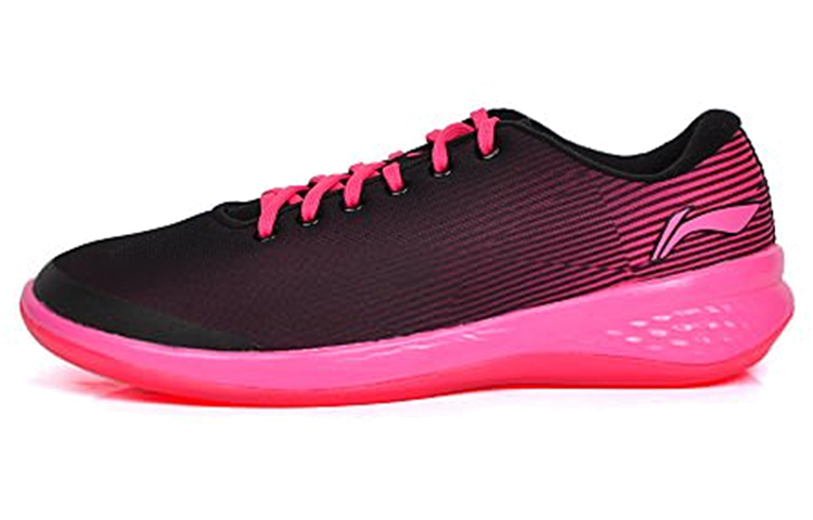 (Women) Li-Ning Comfort Running Shoes 'Black Pink' ACGJ034-3