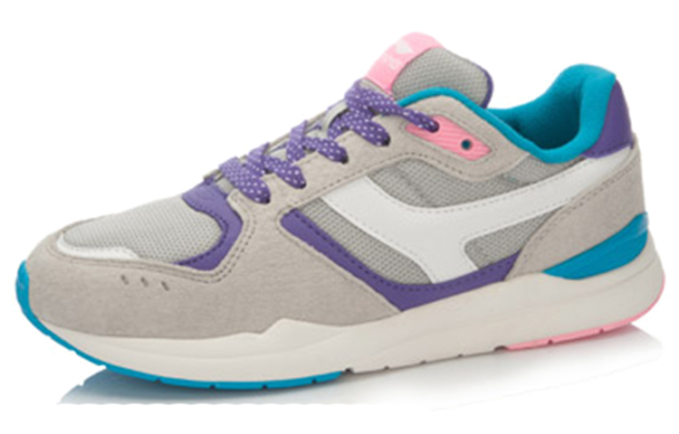 Lookbook (Women) Li-Ning Comfort Running Shoes 'Grey Blue' ALCL006-3