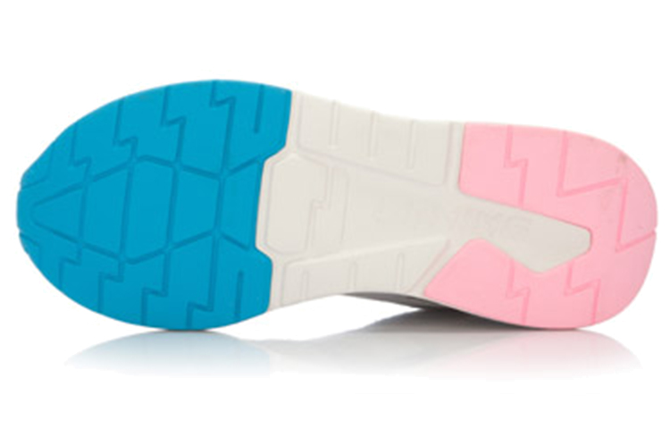 Shop (Women) Li-Ning Comfort Running Shoes 'Grey Blue' ALCL006-3