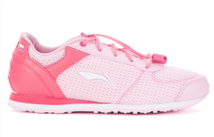 Order LiNing李寧 舒適耐磨悠閒慢跑鞋 女款 粉紅