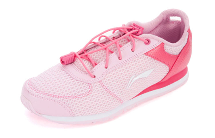 Lookbook LiNing李寧 舒適耐磨悠閒慢跑鞋 女款 粉紅