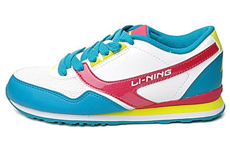 (Women) Li-Ning Comfort Running Shoes 'White & Blue' ALCF124-2