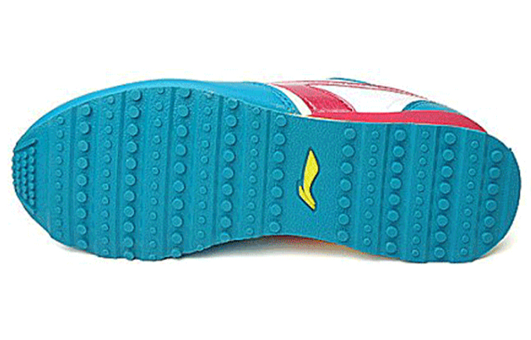 Lookbook LiNing李寧 舒適透氣耐磨休閒跑步鞋 女款 白藍