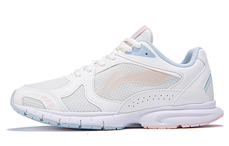 (Women) Li-Ning Comfort Running Shoes 'White Blue' ARBQ044-1