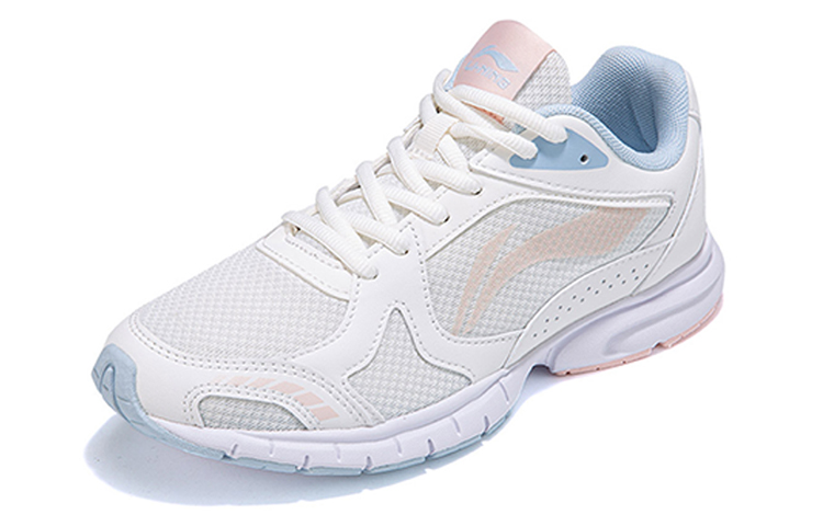 Lookbook (Women) Li-Ning Comfort Running Shoes 'White Blue' ARBQ044-1