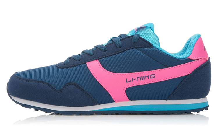 (Women) Li-Ning Comfortable Breathable 'Deep Blue Pink' ALCK076-5