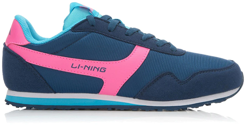 (W) Li-Ning Comfortabel Ademend ''Diep Blauw Roze'' ALCK076-5 Order (W) Li-Ning Comfortabel Ademend ''Diep Blauw Roze'' ALCK076-5
