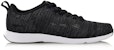 (Women) Li-Ning Comfortable Breathable Durable Low Top Casual Running Shoes 'Black White' AGCM116-3