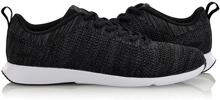 (Women) Li-Ning Comfortable Breathable Durable Low Top Casual Running Shoes 'Black White' AGCM116-3 Lookbook (Women) Li-Ning Comfortable Breathable Durable Low Top Casual Running Shoes 'Black White' AGCM116-3