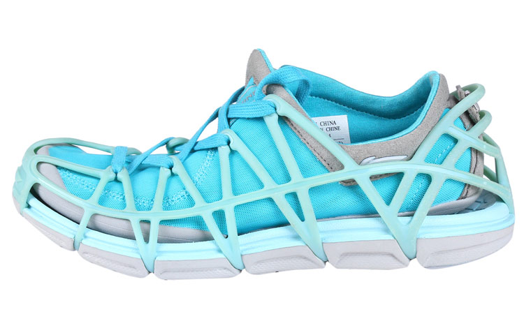 (Women) Li-Ning Comfortable Breathable Running Shoes 'Blue Grey' ACGF002-4