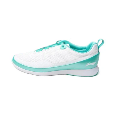 (W) Li-Ning CMFTable Breathable Wear-Resistant Casual Running Shoes 'White Light Green'