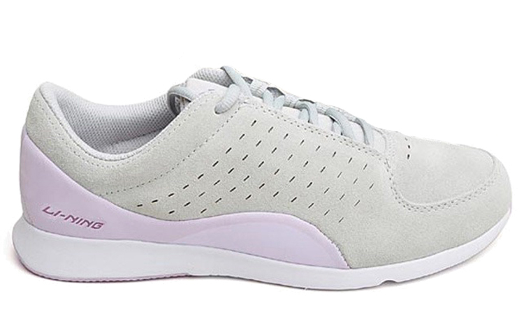 Order (W) Li-Ning Comfortabele Ademend Slijtvast Casual Hardloopschoenen ''Grijs'' ACEG010-2