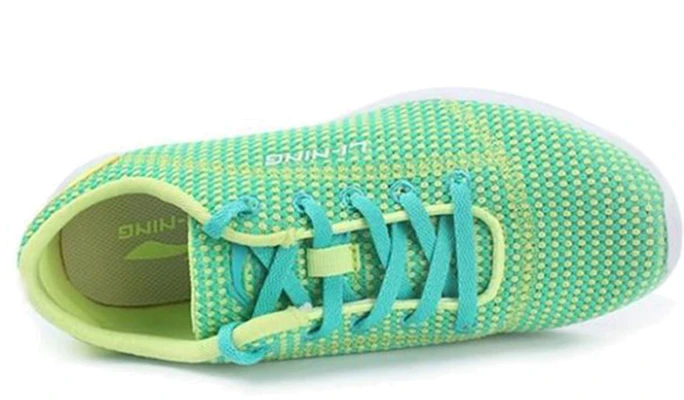 (W) Li-Ning Comfortabele Ademende Slijtvaste Lage Hardloopschoenen ''Groen'' ARJK004-2 Lookbook (W) Li-Ning Comfortabele Ademende Slijtvaste Lage Hardloopschoenen ''Groen'' ARJK004-2