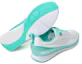 Shop (W) Li-Ning Comfortabele Ademend Slijtvast Casual Hardloopschoenen ''Wit Lichtgroen'' ACGG010-1