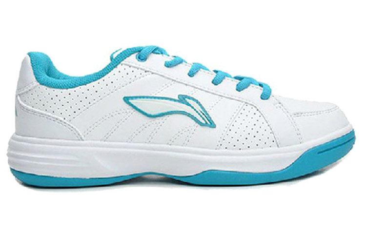 Order (W) 李寧 快適ローカットカジュアルシューズ 白/青 ATTG018-1