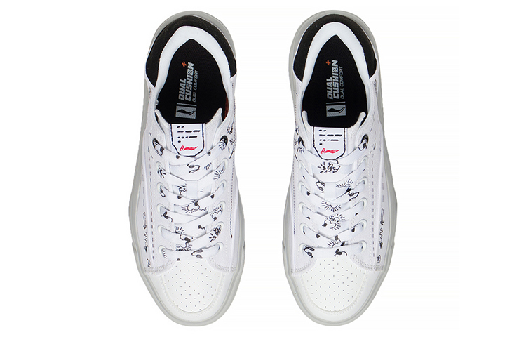 Shop (W) 李寧コンフィロー "ホワイト" (Rīningu Konfi Rō "Howaito") AGCS036-4