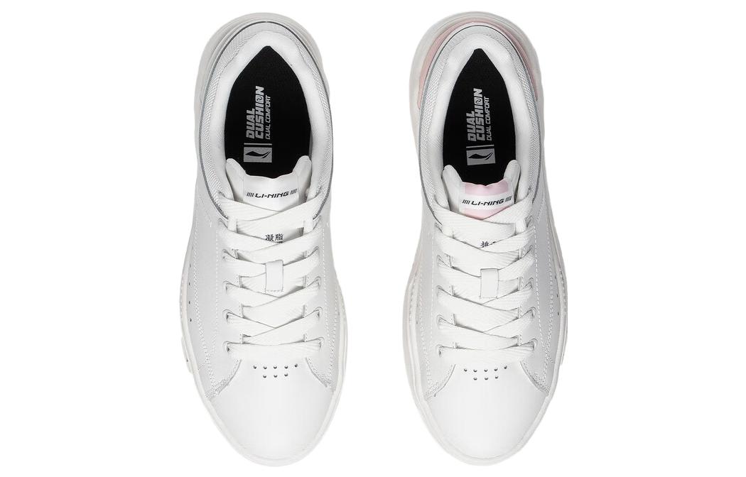(W) Li-Ning Common 70s Shoes 'White Pink' 圖 4
